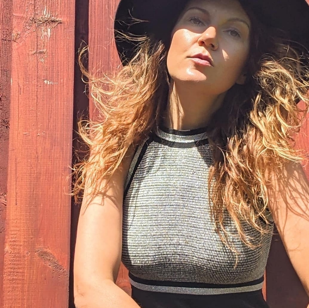 70s disco lurex knit maxi dress - Picture 5 of 5
